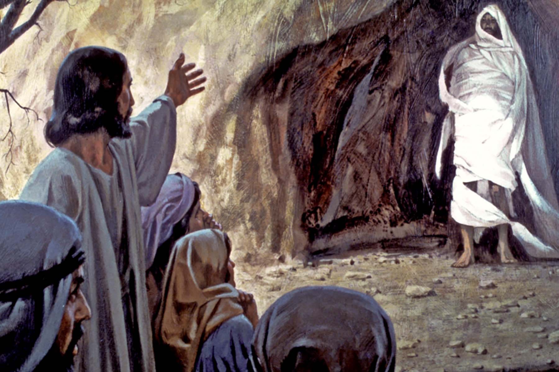 <span class="orderbynum">081</span>Jesus Raises Lazarus From the Dead